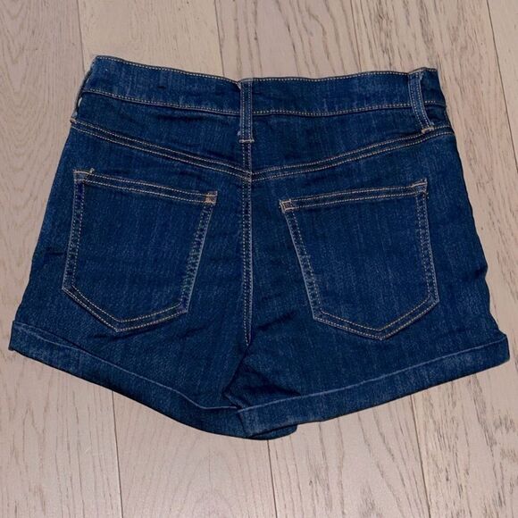 Women’s Dark Blue Denim Shorts Used Once - Picture 2 of 2